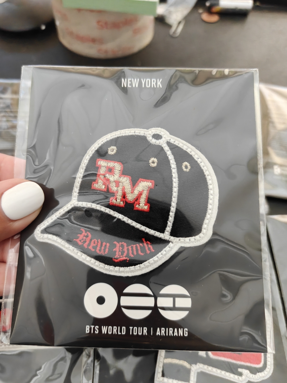 BTS Arirang NYC Pop Up Exclusive Patch- RM